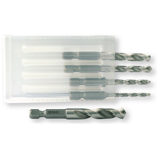 Coffret forets métaux 338 hss 1/4'' 3-8 mm